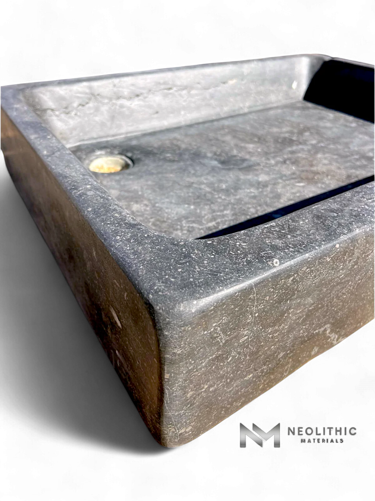 Antique Belgian Dark Bluestone Sink - Image 12